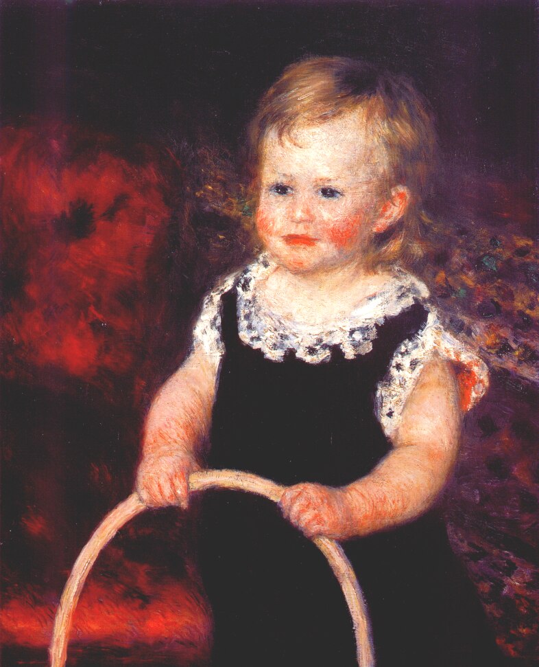 Child with a hoop 1875